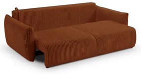 Divano letto 2 posti FRIDA marrone