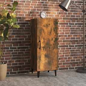 Credenza Rovere Fumo 34,5x34x90 Cm İn Legno Multistrato /