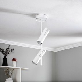 SIGMA Faretto da soffitto Leda 2, 2 luci, bianco
