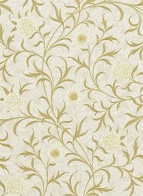 Morris & Co Carta da parati Scroll - Vellum/ Biscuit