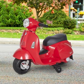 Piaggio Mini Vespa GTS Elettrica 6V  per Bambini Rossa...