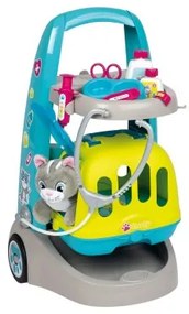 Valigetta da Dottore a Giocattolo con Accessori Smoby VETERINARY TROLLEY