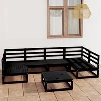 Set Divani da Giardino 7 pz in Legno Massello di Pino 3076128