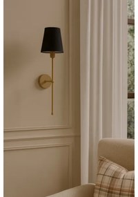 Lampada da parete MADELA 1xE14/40W/230V nera/beige