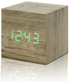 Sveglia digitale Wooden Cube Click – Gingko