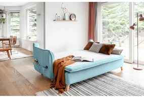 Divano azzurro 225 cm Charming Charlie - Miuform