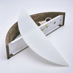 Brilagi - Lampada da parete LED CARVALHO 1xE27/60W/230V rovere noce