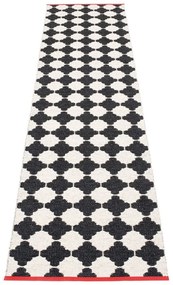 Passatoia da interno/esterno bianca e nera 70x300 cm Marre Black Coral – Pappelina