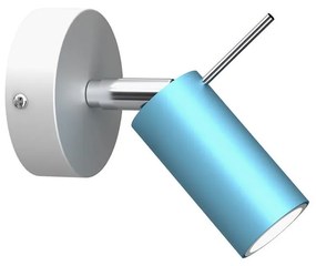 Faretto da muro PRESTON 1xGU10/40W/230V blu