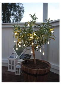 Catena luminosa solare a LED per esterni, lunghezza 4,75 m Globini - Star Trading
