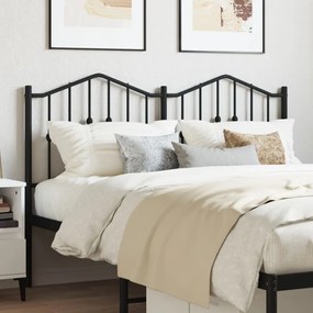 Testiera İn Metallo Nero 140 Cm /