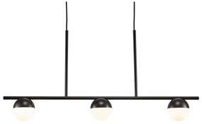 Nordlux - Lampadario a sospensione con filo CONTINA 3xG9/5W/230V nero