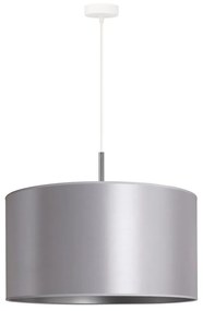 Duolla - Lampadario a sospensione con filo CANNES 1xE27/15W/230V diametro 45 cm argento