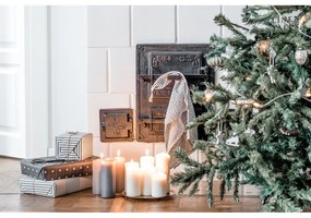 Asciugamano di lino 45x65 cm Thin Black Stripes - Linen Tales