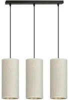 Lampada a Sospensione Bente, Bianco, Acciaio, 50x100x6 cm, EPIKASA