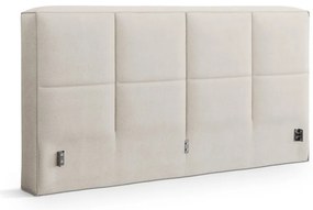 Testiera color crema imbottita 229x100 cm Darren – Micadoni