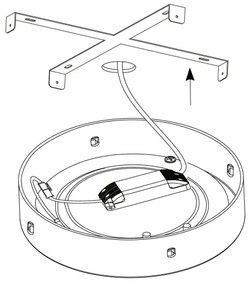 Eglo 97271 - Plafoniera LED dimmerabile FUEVA 1 1xLED/25W/230V 3000K
