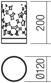 Redo 01-2142 - Lampada da tavolo MELIA 1xE14/28W/230V