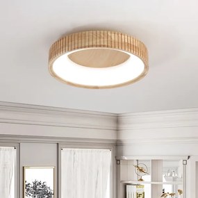 Brilagi - Plafoniera LED FALCON WOOD MODERN LED/30W/230V Ø 45 cm legno