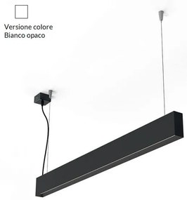 Lampada a sospensione biemissione 32,4W down 60W up 230V 3000K bianco.