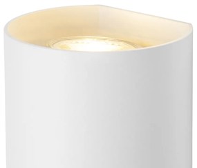 Lampada da parete intelligente bianca rotonda incl. 2 Wifi GU10 - Sabbir