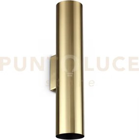 Look round applique a parete 2 luci attacco gu10 ottone 30cm d.6cm ...