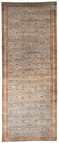 Hamedan Tappeto 500 x 200 Blu (Iran) Annodato A Mano