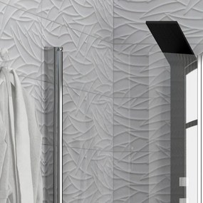 Box doccia semicircolare 80x80 battenti con apertura totale | KS800K - KAMALU