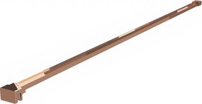 Mexen supporto dritto per parete doccia 6-8 mm, oro rosa - 800-01-60