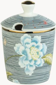 Set di 2 zuccheriere in porcellana Midnight Pinstripe