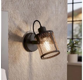 Eglo 43531 - Faretto da parete DELLOW 1xE27/40W/230V