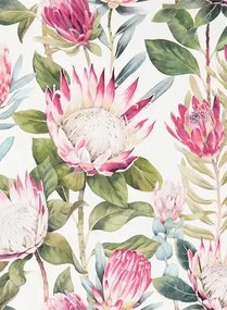 Sanderson Carta da parati King Protea - Rhodera/ Cream
