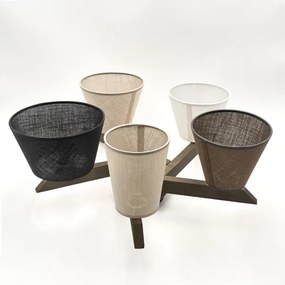 Brilagi - Lampadario LED ANTHONY 5xE14/40W/230V rovere noce