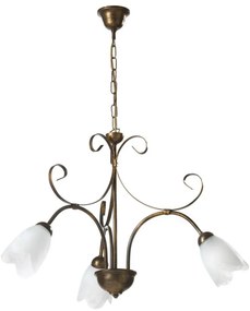 ONLI - Lampadario a sospensione con catena ODINO 3xE14/6W/230V