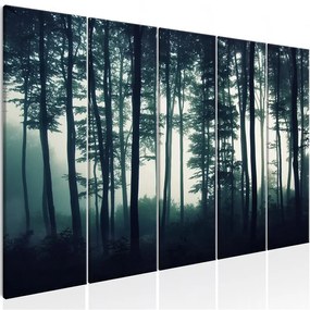 Quadro Dark Forest (5 Parts) Narrow  Colore Grigio, Dimensioni e Misure 200x80