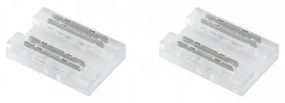 Connettore Lineare per unire due Strisce LED RGB da 10mm - CF 2PZ Selezionare l'accessorio Accessorio Strisce RGB da 10 mm