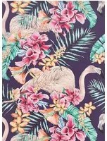 Tapete Flamingo Club von Osborne & Little - Purple/ Cerise
