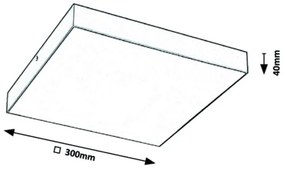 Rabalux - Plafoniera LED/24W/230V 2800-6000K IP44 bianca