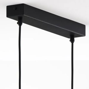 Jupiter 1990 - Lampadario a sospensione con filo HANZA 3xG9/10W/230V nero/oro