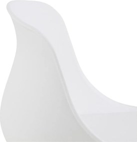 Sgabello da bar bianco (altezza della seduta 66 cm) Tina – Actona