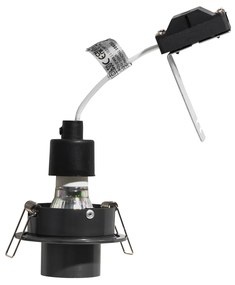 Set di 6 faretti da incasso color canna di fucile GU10 35mm rotondi inclinabili - Installa