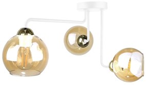 Lampadario a plafone MONDE WHITE 3xE27/60W/230V