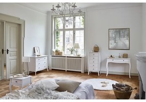 Tavolino BAROQUE 55x96,5 cm bianco