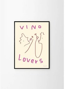 Poster 50x70 cm Vino Lovers – Ruby Hughes – The Poster Club