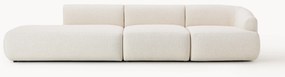 Chaise longue componibile 4 posti in bouclé Sofia