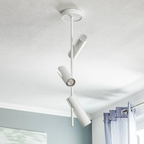 SIGMA Faretto da soffitto Leda 3, 3 luci, bianco