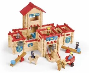 Personaggi d'Azione Jeujura The Wooden Castle Fort  Playset 300 Pezzi