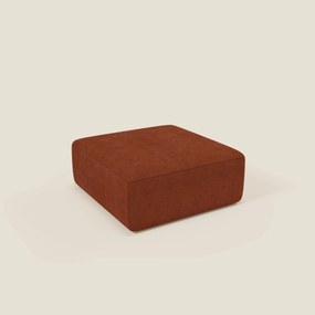 BonBon pouf divano modulare in 2 dimensioni in tessuto smacchiabile T23 ruggine
