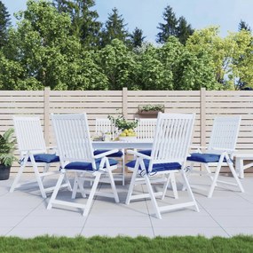 Cuscini Per Pallet 6 Pz Blu 50x50x7 Cm Tessuto Oxford /