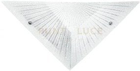 Applique a parete iside diamantato 1 luce attacco e27 40x9x18cm